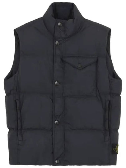 Crinkle Reps R-NY Down Vest Navy - STONE ISLAND - BALAAN 2