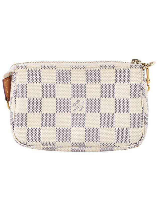 N58010 Damier Azur Mini Pochette Accessory Pouch Strap 33531K 2 - LOUIS VUITTON - BALAAN 3