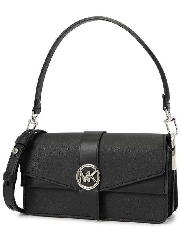 Greenwich Medium Shoulder Bag Black - MICHAEL KORS - BALAAN 3