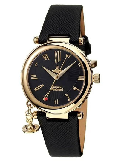 ORB Heart Leather Watch Black - VIVIENNE WESTWOOD - BALAAN 2