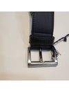 Leather Belt Black Black - PRADA - BALAAN 5