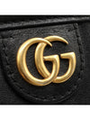 Black leather Lebel GG gold plated small cross bag - GUCCI - BALAAN 6