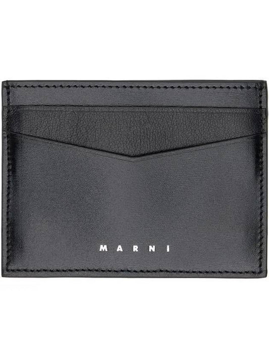 Logo Card Wallet Black - MARNI - BALAAN 1