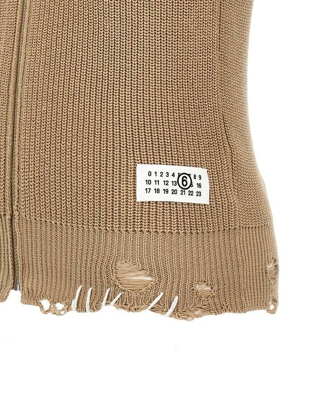 Mm6 Maison Margiela Destroyed Vest - MAISON MARGIELA - BALAAN 4