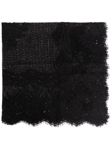 Dolce & Gabbana Lace Scarf, Women's, Black - DOLCE&GABBANA - BALAAN 1