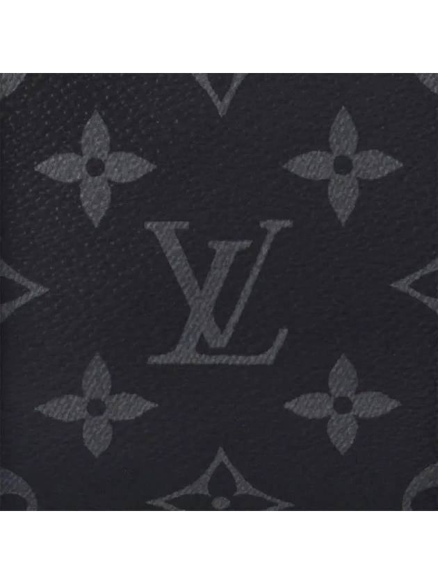 Keepall Bandouliere 35 Monogram Eclipse Duffel Bag Black - LOUIS VUITTON - BALAAN 5