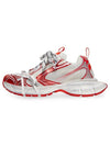 3XL Low Top Sneakers White Red - BALENCIAGA - BALAAN 3