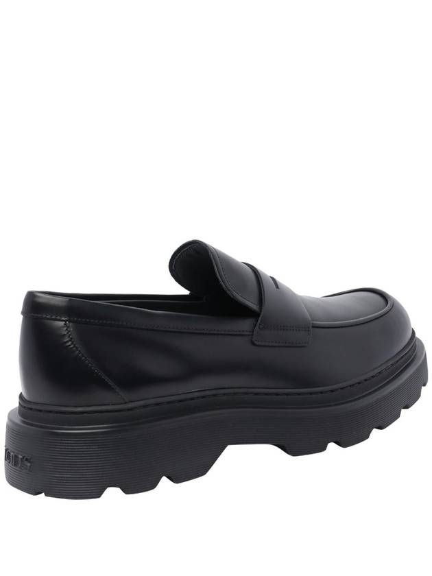 Calfskin Leather Loafer Black - TOD'S - BALAAN 4