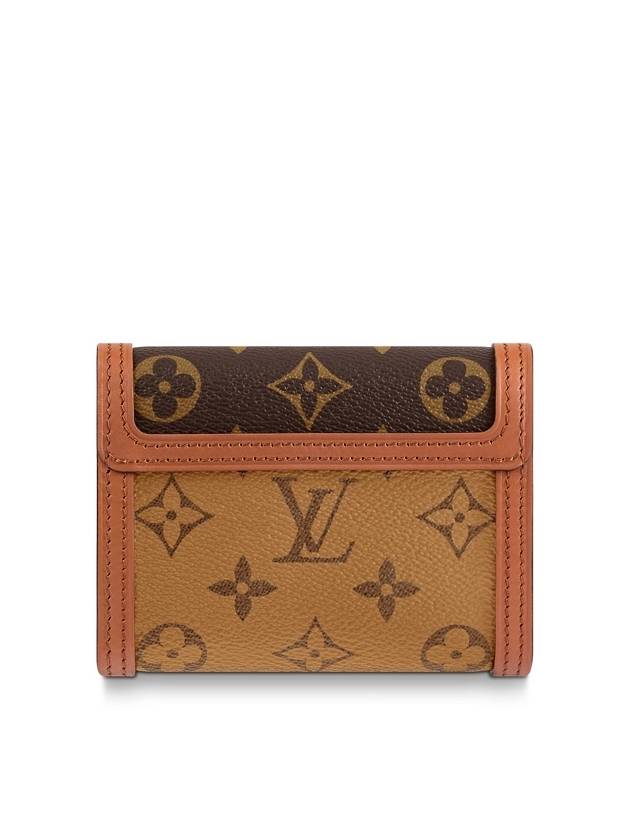 Monogram Dauphine Compact Halfwallet Brown - LOUIS VUITTON - BALAAN.