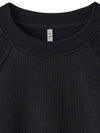 Paneled Balloon Sweatshirt Black - NOIRER - BALAAN 5