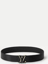 Men's LV Optic 40MM Reversible Leather Belt Black - LOUIS VUITTON - BALAAN 4