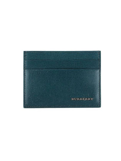 Sandon Metal Logo Card Wallet Green - BURBERRY - BALAAN 2