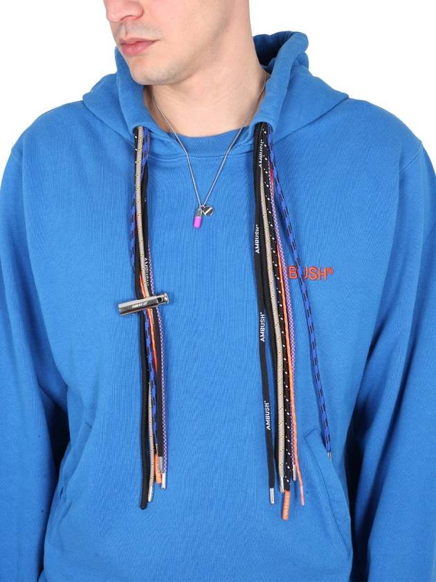 Logo Print Multicode Hood Blue - AMBUSH - BALAAN 5