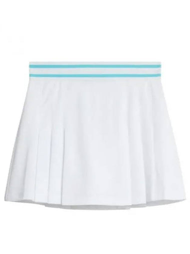 Isabel Pleated Skirt White - J.LINDEBERG - BALAAN 1