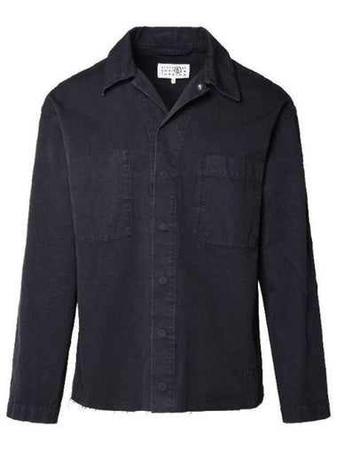 Denim Shirt Jacket Navy - MAISON MARGIELA - BALAAN 1