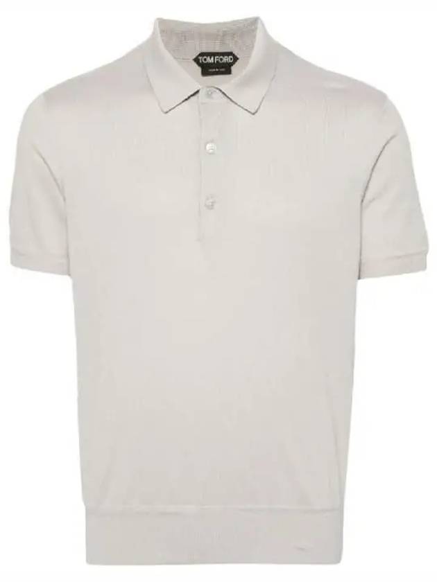 Fine Knit Polo Shirt KPS004YMC005S23 - TOM FORD - BALAAN 2