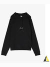 Men's Chest Small Logo Hoodie Black - SAINT LAURENT - BALAAN 2