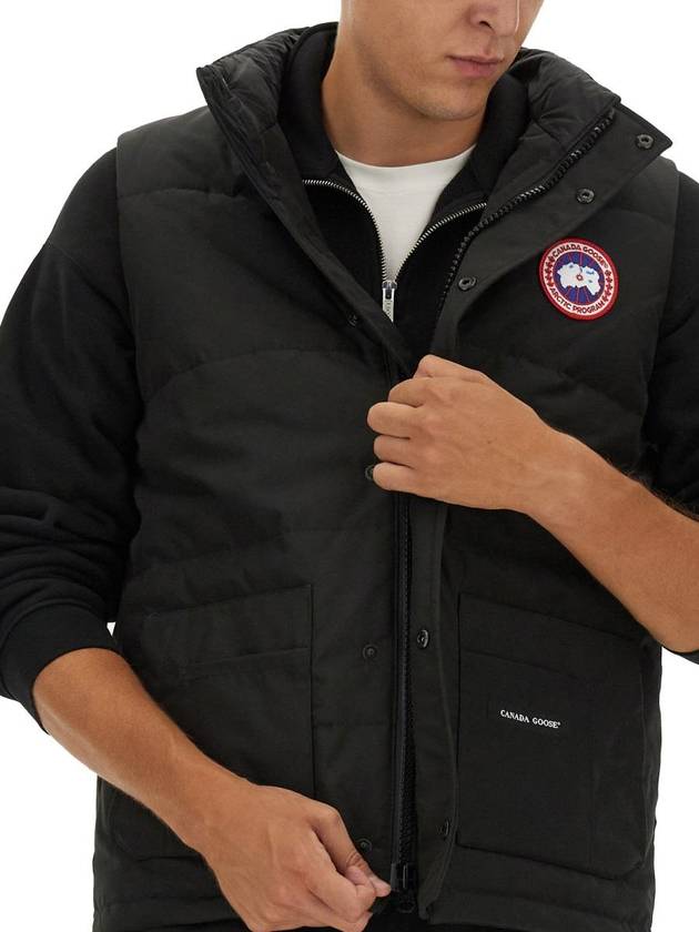 Freestyle Crew Vest Black - CANADA GOOSE - BALAAN 5