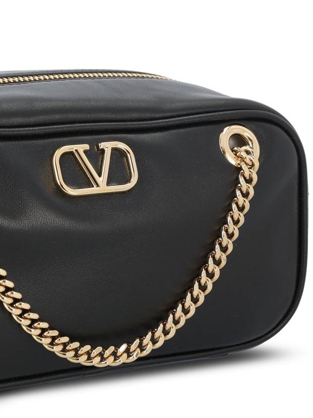 Garavani V Logo Signature Cross Bag Black - VALENTINO - BALAAN 5