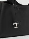 T Timeless Leather Mini Tote Bag Black - TOD'S - BALAAN 4