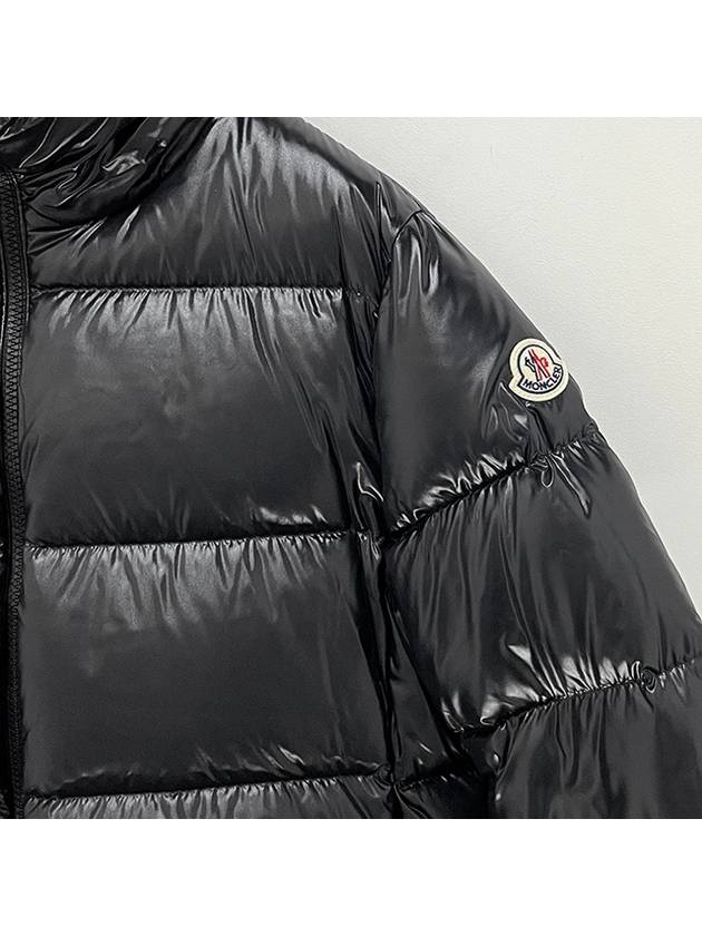 Women s Logo Patch ABBADIA Down Padded Short Jacket Black 1A00007 5963V 999 - MONCLER - BALAAN 3