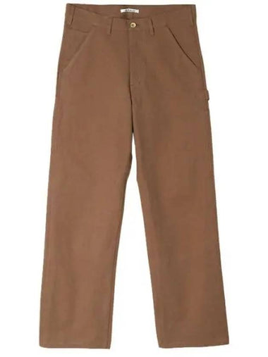 Washed heavy canvas pants chino men s cotton - AURALEE - BALAAN 1