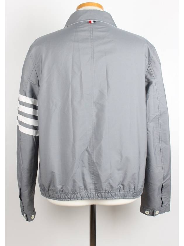 Golf Tech Three Stripe Zip Up Jacket 1 - THOM BROWNE - BALAAN 4