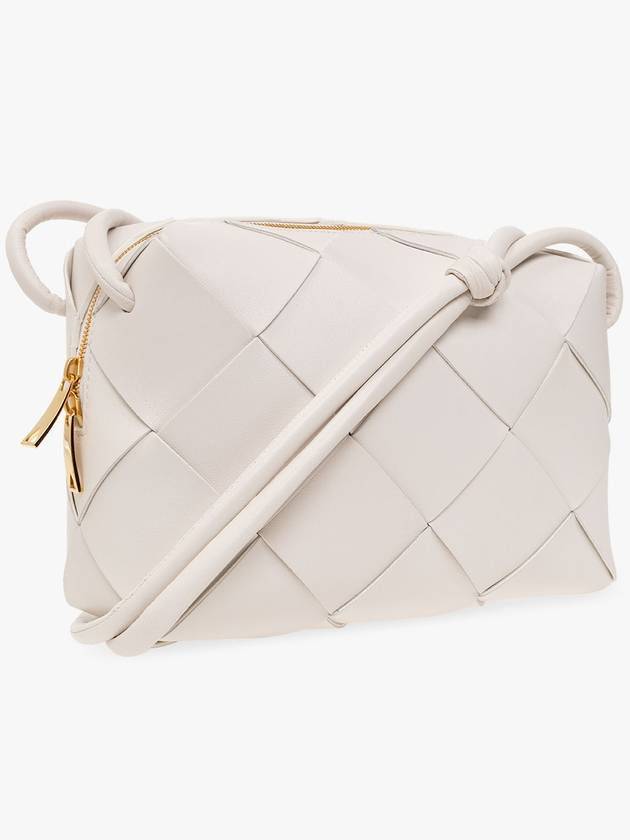 Cassette Intrecciato Small Cross Bag White - BOTTEGA VENETA - BALAAN 5