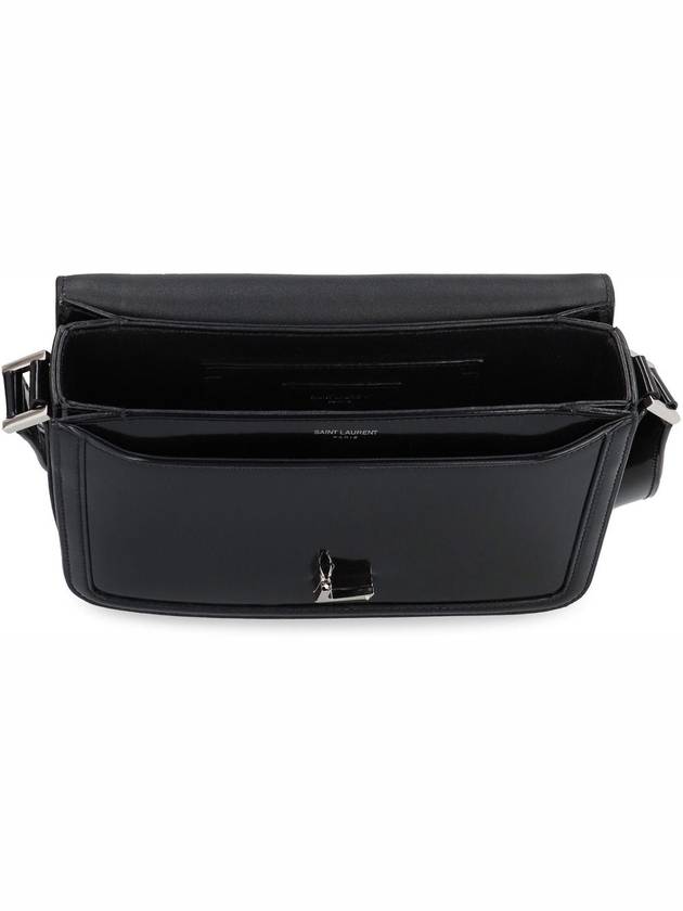 Solferino Medium Leather Shoulder Bag Black - SAINT LAURENT - BALAAN 5