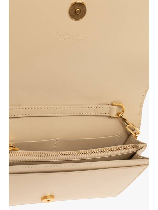 Intrecciato Chain Leather Mini Cross Bag Beige - BOTTEGA VENETA - BALAAN 6