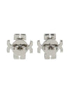 Roxanne Stud Earrings Silver - TORY BURCH - BALAAN 4