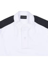 Logo Cotton Polo Shirt White - EMPORIO ARMANI - BALAAN 4