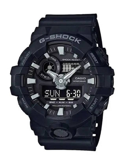 Electronic Wristwatch Big Face Anacombi GA 700 1BDR - G-SHOCK - BALAAN 2