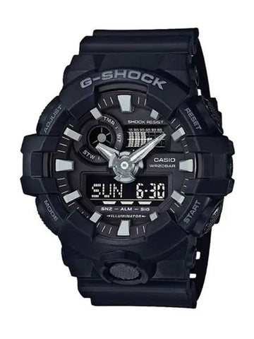 Electronic Wristwatch Big Face Anacombi GA 700 1BDR - G-SHOCK - BALAAN 1