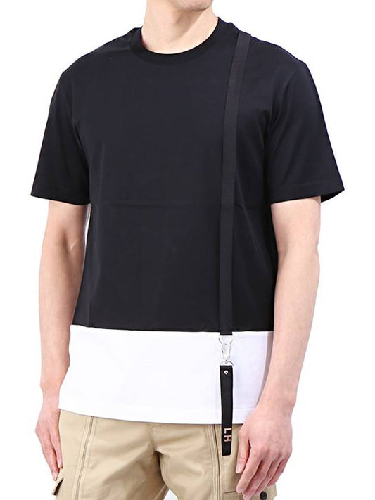 Men's Short Sleeve T-Shirt LHE803A LE800 9001 - LES HOMMES - BALAAN 1