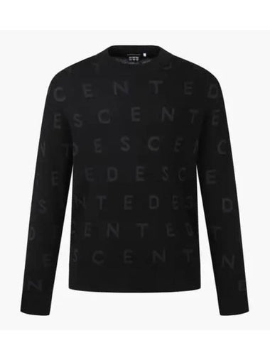 GOLF Men s Logo Round Neck Sweater - DESCENTE - BALAAN 1