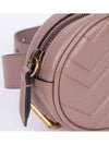 GG Marmont Matelasse Jean Beige Belt Bag 476434 - GUCCI - BALAAN 5