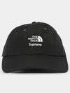 SS24H29 BLACK North Face collaboration ball cap - SUPREME - BALAAN 2