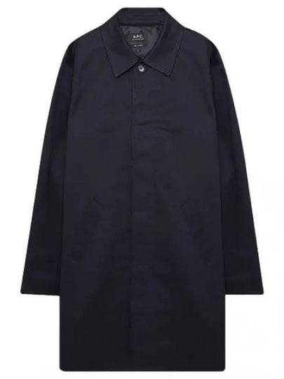 Ville Cotton Gavardin Single Coat Navy - A.P.C. - BALAAN 2