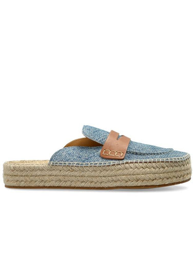 JW Anderson Denim Slides, Women's, Blue - JW ANDERSON - BALAAN 1