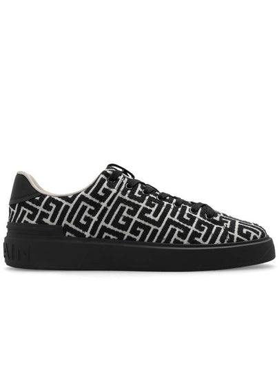 B-Court Monogram Sneakers BM1VI288TJCM - BALMAIN - BALAAN 2