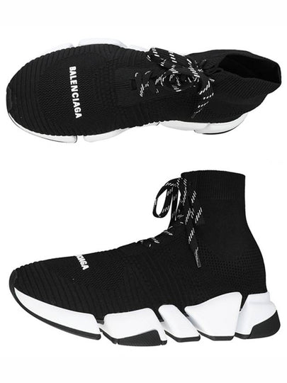 Speed ​​2.0 Lace-Up High-Top Sneakers Black - BALENCIAGA - BALAAN 2