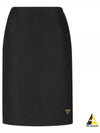 Re-nylon Pencil Skirt Black - PRADA - BALAAN 2