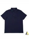 Jersey Cotton PK Shirt Dark Blue - HERNO - BALAAN 2
