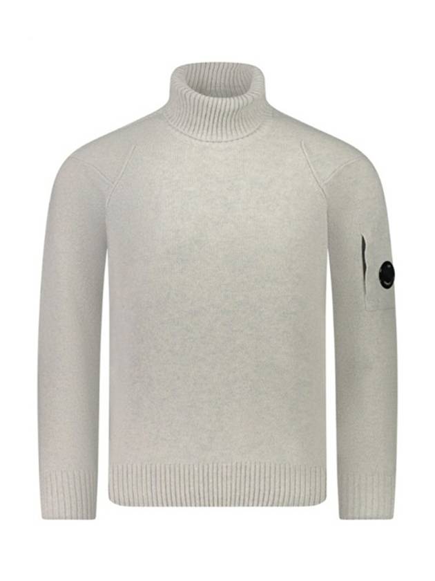 Lambswool GRS Knit Turtleneck Grey - CP COMPANY - BALAAN 2