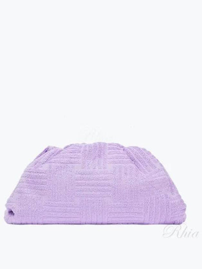 Terry Grass Pouch Bag Wisteria - BOTTEGA VENETA - BALAAN 2