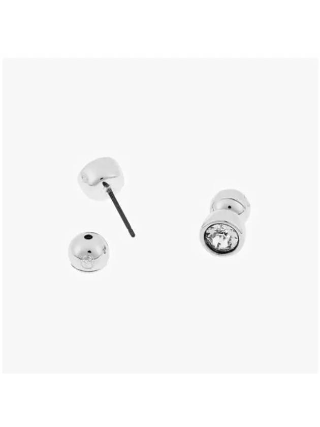 Imber Crystal Stud Earrings Silver - SWAROVSKI - BALAAN 4