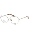 Glasses frame MM5062D 028 round titanium gold frame glasses - MAX MARA - BALAAN 7