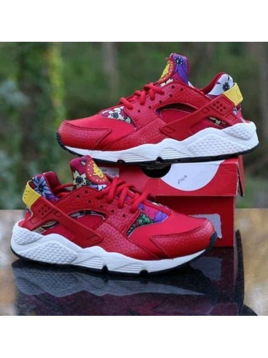 01-725076-601--Air Huarache Run Print-Red Floral - NIKE - BALAAN 1