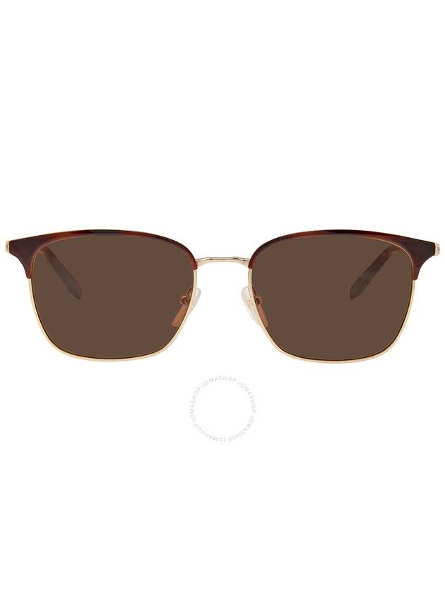 Square Metal Sunglasses Brown - SALVATORE FERRAGAMO - BALAAN 4